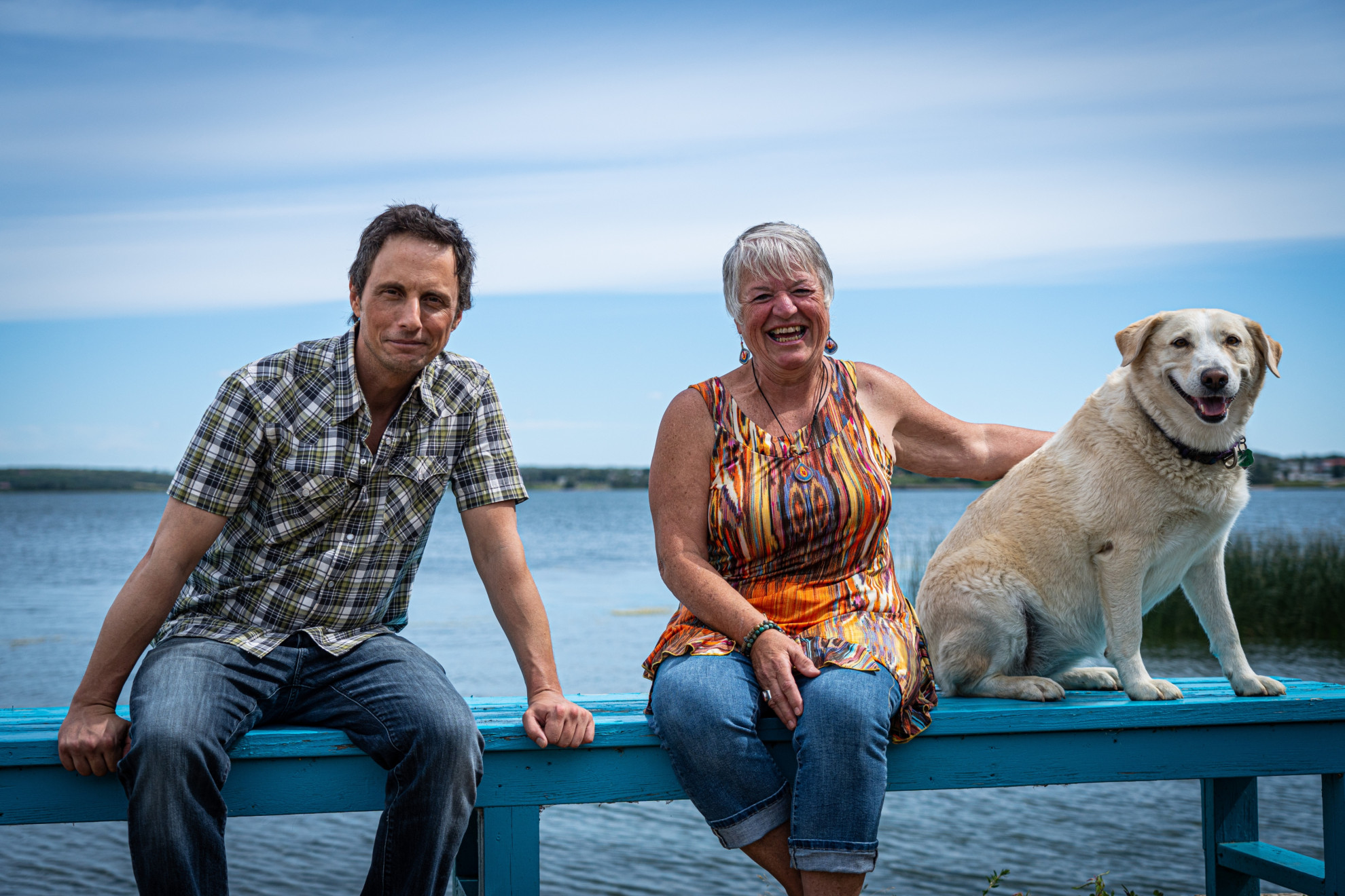 Jonny Harris in Lac La Biche, AB (Evan Seccomb/Frantic Films)