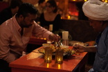 Suresh Doss at La Khaima with Chef Mohammed Ould Atigh. Photo by Jonathan Wenk.