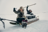 North of North. (L to R) Anna Lambe as Siaja, Jay Ryan as Alistair in episode 202 of North of North (Photo taken by Jasper Savage; courtesy of CBC, APTN and Netflix)