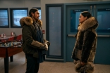 North of North. (L to R) Braeden Clarke as Kuuk, Anna Lambe as Siaja in episode 202 of North of North (Photo taken by Marni Grossman; courtesy of CBC, APTN and Netflix)