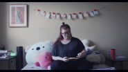 Doula A True Crime - Kaitlyn Braun on bed